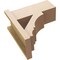 Ekena Millwork 7 1/2-in W x 16-in D x 16-in H Balboa Block Rough Cedar Woodgrain TimberThane Outlooker, Primed Tan OUTUR075X16X16BOA44RCPR - alternate 5
